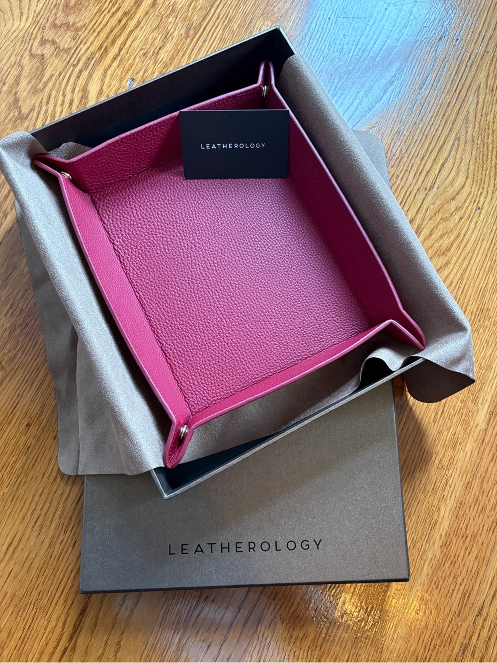 Leatherology valet Tray
